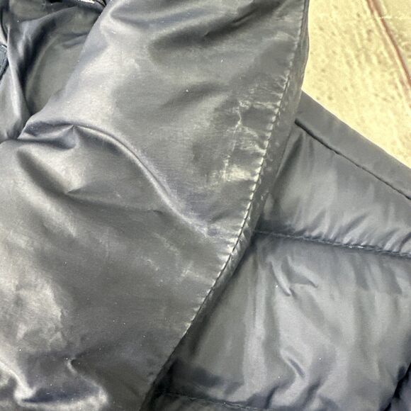 Tommy Hilfiger Natural Down Packable Blue Coat Jacket Women’s Size Large No Hood - Picture 15 of 16